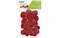 Essentials by Leisure Arts Yarn Pom Poms - Red - 1" to 1.5" - 20 piece pom poms arts and crafts - gray pompoms for crafts - craft pom poms - puff balls for crafts